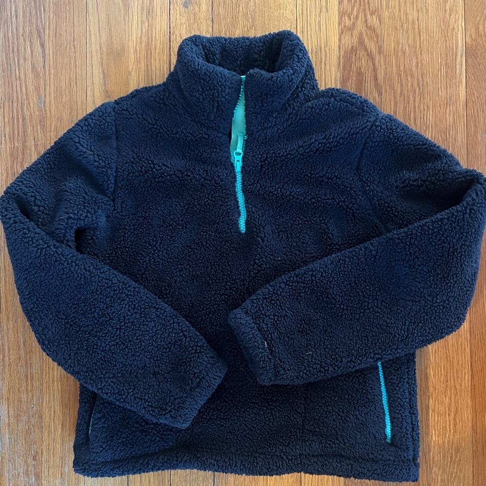 Crewcuts Blue Fleece Kids Jacket with Teal Accents